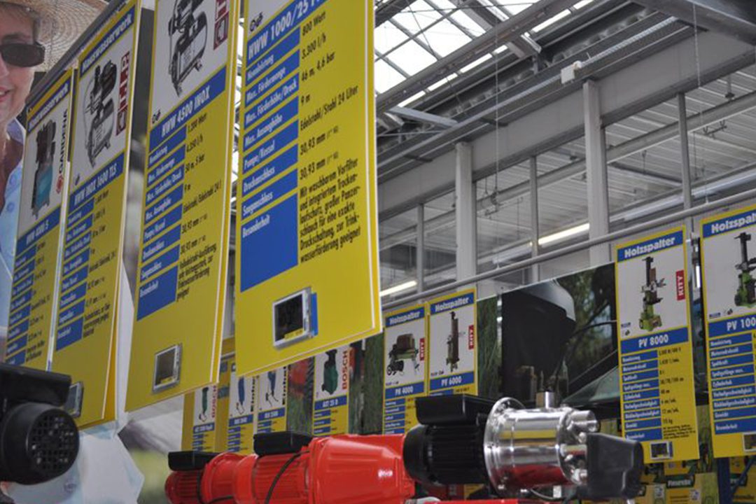 honey core board for retail signs